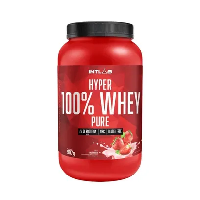 Foto do produto Hyper Whey 100% Pure - Intlab - Morango - 907 G