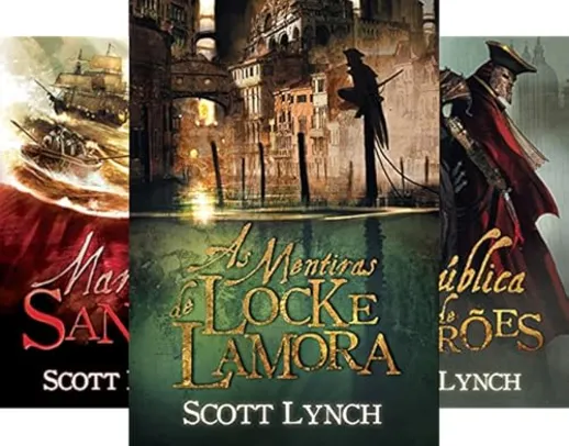 ebook - Box Nobres Vigaristas (3 livros), por Scott Lynch -  As Mentiras de Locke Lamora,  Mares de sangue,  República de ladrões