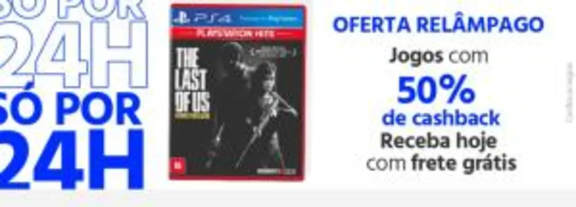 Jogos de PS4 com 50% de volta no AME