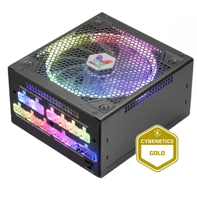 Fonte Super Flower LEADEX III ARGB 850W, 80 Plus Gold, Black, PFC Ativo, Full Modular, Com Cabo de força, SF-850F14RG(BK)