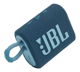 Alto-falante JBL Go 3 portátil com bluetooth waterproof blue 220V 