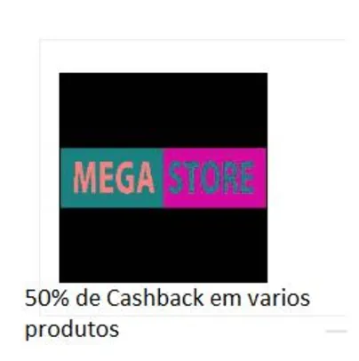 [Marketplace - Shoptime] Varios produtos com 50% de cashback com AME