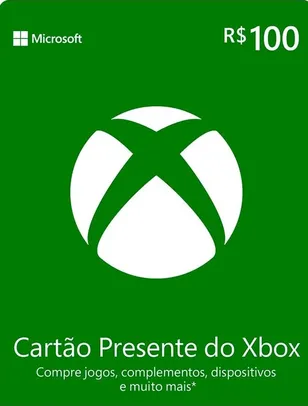 (Cliente OI +Alegria) Créditos Xbox Live de R$ 100,00