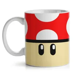 Caneca Gamer - Cogumelo Vermelho Grow Up | R$27