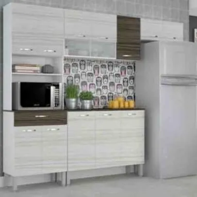 [AMERICANAS] Cozinha Compacta Serena 1500 Kits Paraná Branco/Rovere/Dubai = R$400
