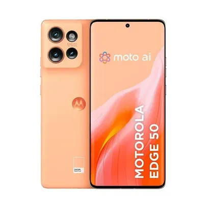 Foto do produto Smartphone Motorola Edge 50 5G - Peach Fuzz, 256GB, 24gb Ram Boost, Câmera Dupla 50 MP Sony, Selfie 32MP E Tela De 6.7"