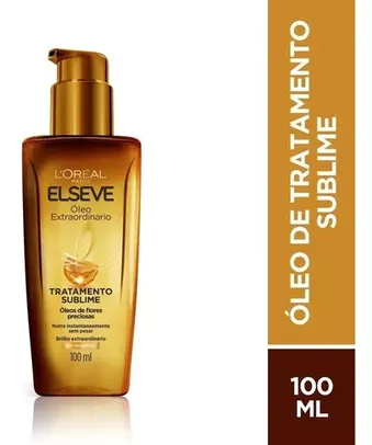  [Levando 3 | R$20 unid] Elseve Óleo Extraordinário Tratamento Sublime Nutrição 100ml 