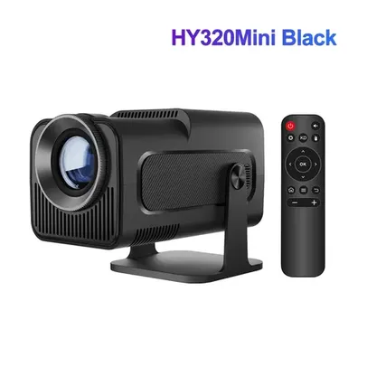 [Moedas R$222] Projetor Portátil HY320 Mini, Android 11, 300ANSI, 720P