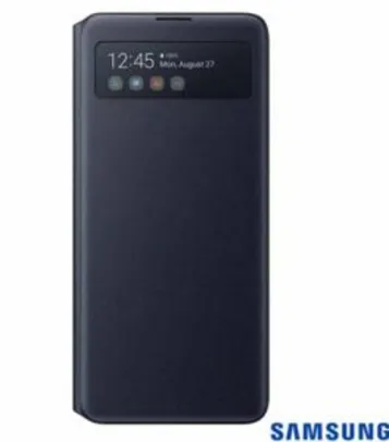 Capa Flip Wallet para Galaxy Note 10 Lite Preta - Original Samsung | R$4,99