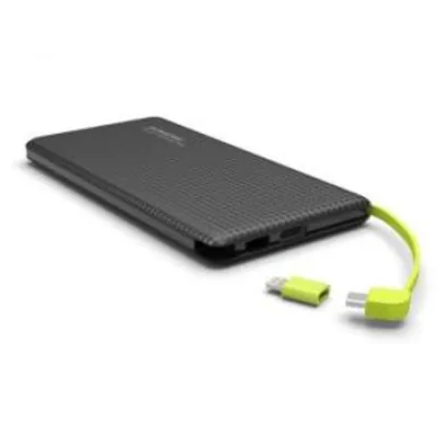 Carregador Pineng Power Bank Slim PN-951 10000mAh Preto - R$43,60