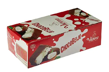 Chocobeijo Vieira com 24 unidades de 23g R$40