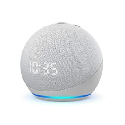 [PRIME] Echo Dot (4ª geração): Smart Speaker com Relógio e Alexa | R$379