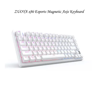 ZUOYA X86 Teclado Magnético, Com Fio, Gatilho Rápido, Hot Plug, Interruptor GATERON