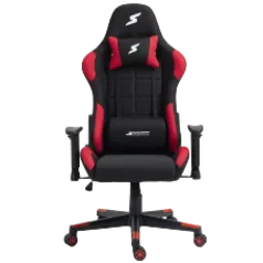 Cadeira Gamer SuperFrame Speed, Reclinável, Tecido, Preto e Vermelho