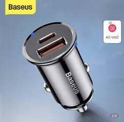 Carregador de carro 30w baseus