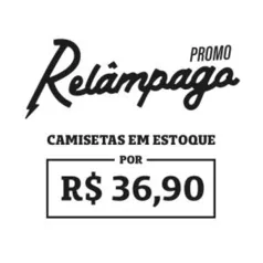 Camisetas na Chico Rei - R$37