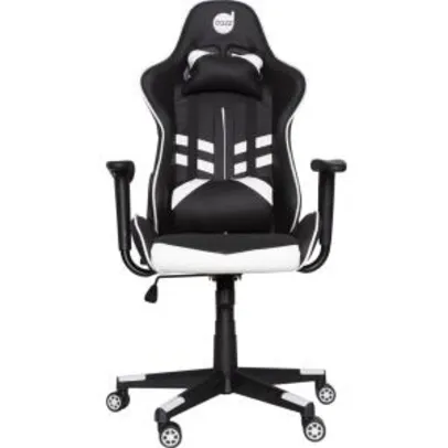 Cadeira Gamer DAZZ Prime-X Preta/Branco | R$900