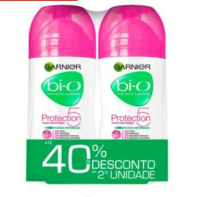 Kit 2 Desodorantes Garnier BÍ-O Protection 5 por R$8