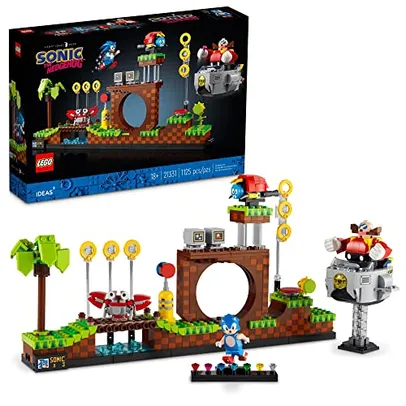 21331 LEGO® Ideas Sonic the Hedgehog™ – Green Hill Zone; Kit de Construção (1125 peças)