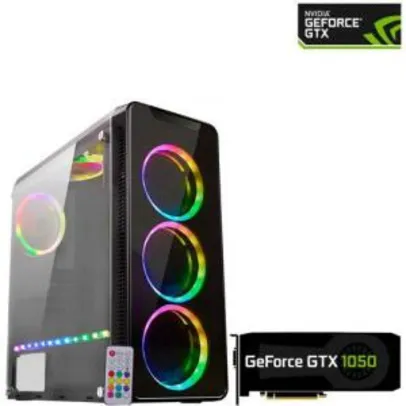 [R$1.672 com AME] Computador Gamer Easy PC FPS Intel Core i5 (GeForce GTX 1050 2GB) 8GB HD 1TB | R$1.776
