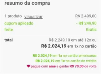 [AME R$1954] Samsung S10 | R$2024