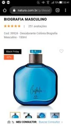 Perfume Biografia masculino - R$66