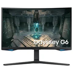 Monitor Gamer Samsung Odyssey G6 Curvo 27 LED 2K QHD, 240 Hz, 1ms, HDMI e DisplayPort, HDR, FreeSync