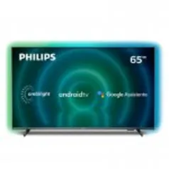 Smart TV Philips 65 Ambilight 4K UHD LED 65PUG7906/78 Dolby Atmos