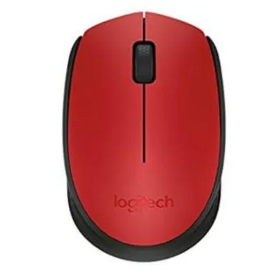 [PRIME] Mouse Logitech M170 Wireless Vermelho