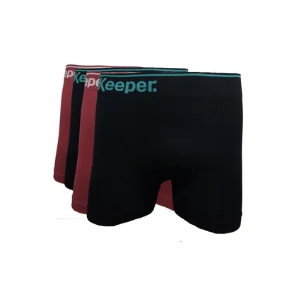 Kit 4 Cueca Boxer Sem Costura Grid Keeper