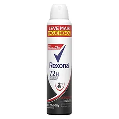 Antitranspirante Aerossol Antibacterial e Invisible Rexona 250Ml Leve Mais Pague Menos, Rexona (A embalagem pode variar)