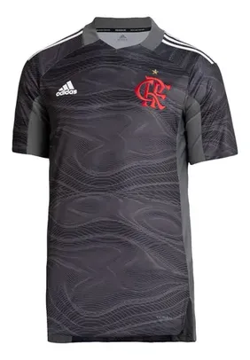 Camisa Goleiro 2 Cr Flamengo 21/22 Preto adidas
