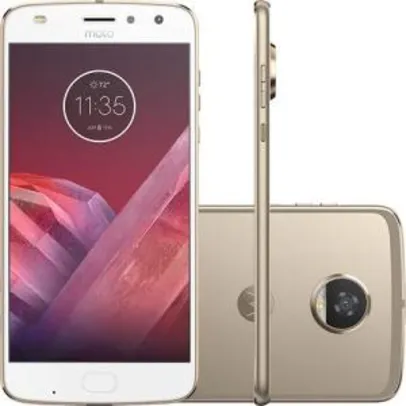 Smartphone Motorola Moto Z2 Play Dual Chip Android 7.1.1 Nougat Tela 5,5" Octa-Core 2.2 GHz 64GB Câmera 12MP - Ouro