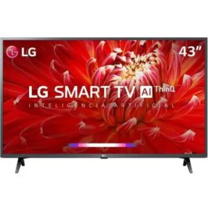 TV LED 43" LG Smart TV LM6300 Full HD 3 HDMI 2 USB 60Hz - R$1199
