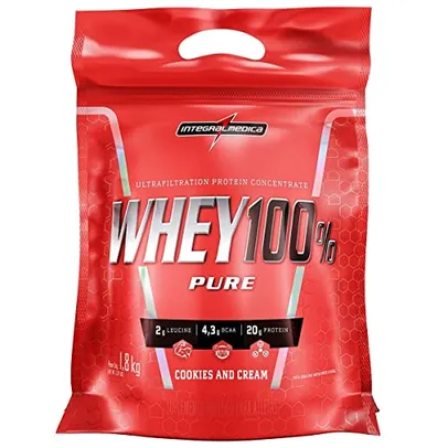 Whey 100% Pure Refil (1,8Kg) - Sabor Cookies and Cream, Integralmédica