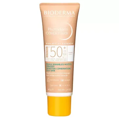 Protetor Solar Facial Bioderma Photoderm Cover Touch FPS 50+