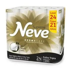 Magalu Papel Higienico Neve 24 Rolos