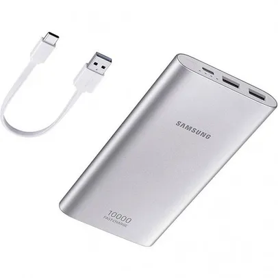 Bateria Externa Samsung Carga Rápida 10.000mAh USB Tipo C Original
