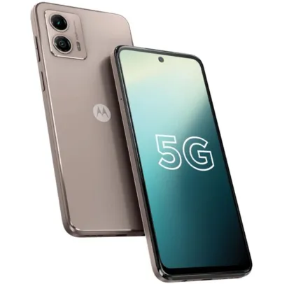 Smartphone Motorola Moto G53 128GB 5G Wi-Fi Tela 6,5" Dual Chip Snapdragon 480+ Octa-Core 4GB RAM Câmera Dupla + Selfie 8MP - Rose