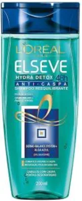 [Prime] Shampoo Hydra-Detox Anti-Caspa Elseve 200 ml, L'Oréal Paris