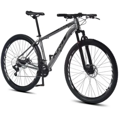 Bicicleta aro 29 KRW Alumínio 24 Vel Marchas Freio a Disco Suspensão dianteira Mountain Bike X52