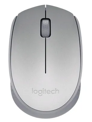 (Cliente ouro) Mouse sem Fio Logitech Óptico 1000DPI 3 Botões - M170 Prata | R$47
