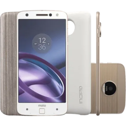 [1x Cartão Submarino] Smartphone Moto Z Power Edition Dual Chip Android 6.0 Tela 5,5" 64GB Câmera 13MP - Branco - R$2079,20