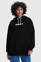 MOLETOM HOODIE BAW R LOGO BLACK 3G