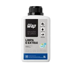 WAP Detergente Limpador Para Extratoras Limpa E Extrai 1L Com Fragrância E Sem Espuma Branco E Azul