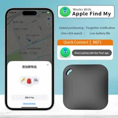 Bluetooth GPS Tracker Tag de rastreamento compatível com Apple MFI