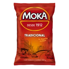 Café Torrado E Moído MOKA Tradicional Pacote 500g