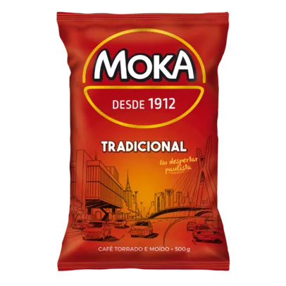 Café Torrado E Moído MOKA Tradicional Pacote 500g