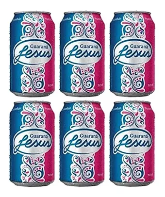 Refrigerante Guaraná Jesus Kit 06 Latas 355ml