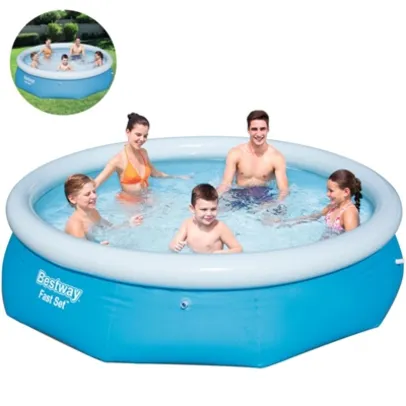 Piscina Bestway Fast Set com Borda 3700 Litros